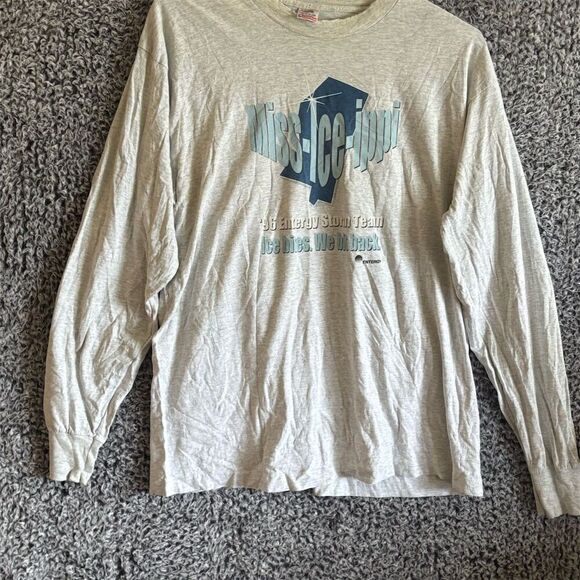 Vintage Fruit of the Loom "Miss Ice-Uppity" XL Long Sleeve T-Shirt - Picture 1 of 6